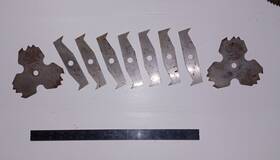 4888 Craftsman Vintage Sears 9pc Stack Dado Blade Set 6 Inch -
