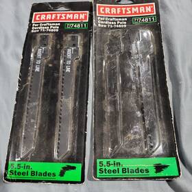 Craftsman2x Craftsman 71-74811 Oem 2 Pack 5.5 Inch Steel Blade For Cordless Pole Saw 71-74809