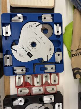 83218 Craftsman 2 Sears Triple Cutter Molding Heads 1 New And Hardly Used