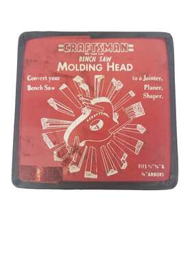 9-1023 Craftsman Vintage Bench Saw Molding Head Cutters