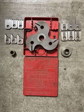 9-2289 Craftsman Vintage Roto Vise Molding Cutter Head Cutters No
