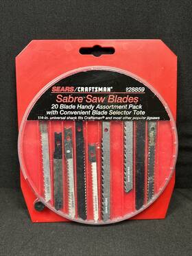 9-28859 Craftsman Vintage Sears Sabre Saw Blade Assortment Pack With Case