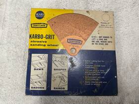 9-30001 Craftsman Vintage Sears Karbo Grit 8 Inch Blade Model New