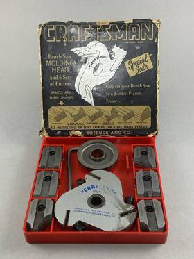 9-3216 Craftsman Vintage No. Bench Saw Molding Set - Head And 18 Cutters 6 Sets