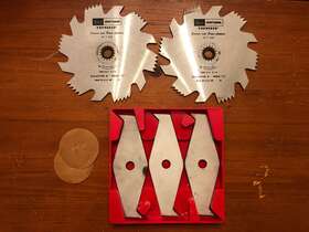 9-3258 Craftsman Vintage Sears Kromedge 6-in Dado Set For 1/2-in Arbor