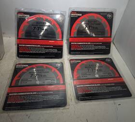 7-7.25 Craftsman 932121 Lot Of 4 Sears Inch 48 Tooth 5/8 Arbor Made In Usa