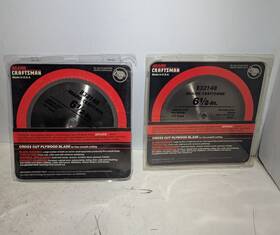 932148 Craftsman Lot Of 2 Sears 6.5 Inch 150 Tooth 1/2- 5/8 Arbor Made In Usa