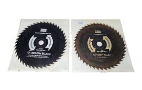 985735 Craftsman Vtg Sears 10 Inch Brush Cutter Blade Used Sharpened Lot Of 2