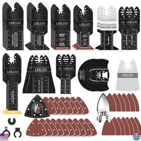 B0cqt64z6j Craftsman 116 Pcs Universal Oscillating Tool Blade Kit With Storage Bag - Compatible
