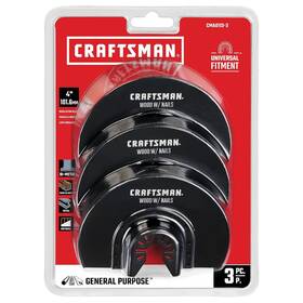 Cma01133 Craftsman Universal Fitment 4 Inch 101.6mm Oscillating Blades