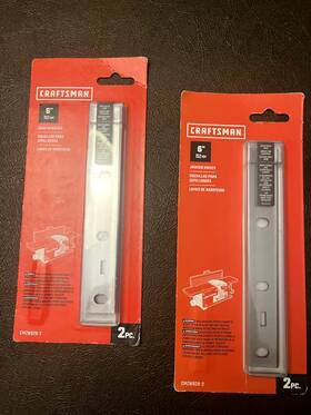 Cmzw020-2 Craftsman 6 Inch 152mm Joiner Knives / Blades 2x New Unopened Look