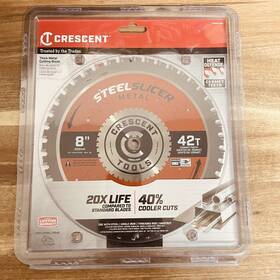 Csbmk-842 Crescent Steelslicer Thick Metal Carbide Blade 8ftft X 42t
