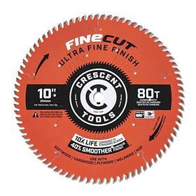 Csbuf-1080 Crescent Finecut Ultra Fine Finishing Carbide Blade 10ftft X 80t