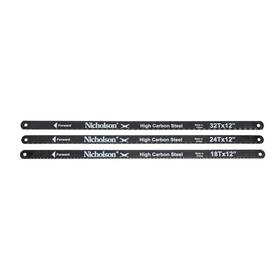 63838 Crescent Nicholson High Carbon Steel Hacksaw Blade Set 12in 6pc