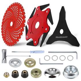 Do09 Cyleto 9 Inch X 36 Teeth Carbide Tipped Blades And 6 Steel Razors Trimmer Head 10 3 T