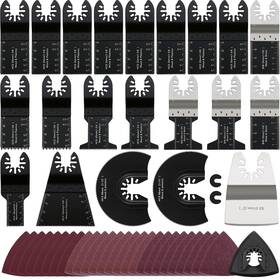 Cyrico 757818095130 Oscillating Saw Blades 50 Pcs Multitool Universal Tool Bl