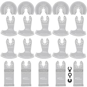 Dkjp0014 Daemkod 20 Pack Diamond Oscillating Tool Blade Professional Multitool Blades Grout