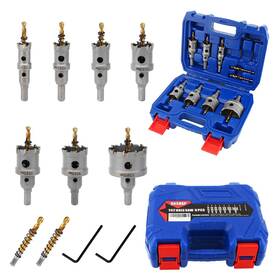Dashap-hs9k-01 Dashap 9pcs Hole Saw Kit With Case Tungsten Carbide Tipped Set Metal
