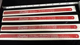 4c645 Dayton Lot Of 4 10 Inch Saw Blade Moly Steel No. New Old Stock Made Usa