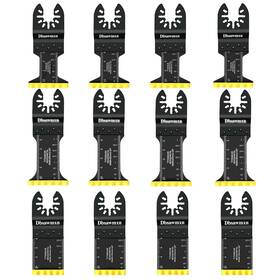 Db-001-us Dbsawmxn 12pcs Titanium Oscillating Tool Blades Metal Cutting Professional Multi
