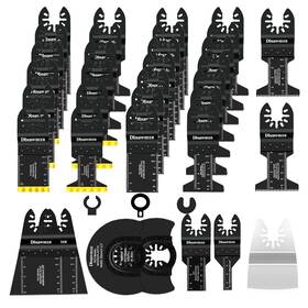 Db002 Dbsawmxn 35pcs Multitool Blades Metal Cuts Quick Release Oscillating Tool For