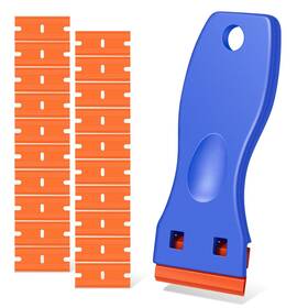 Gjd-001 Dekeones Plastic Razor Blade Scraper Tool With 20 Pcs Blades Fo