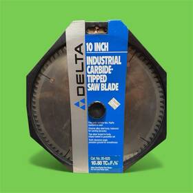 35-625 Delta 10 Inch Industrial Carbide-tipped Saw Blade 80 Teeth 5/8 Arbor For Trim