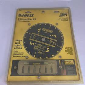 Dewalt 028874031951 Construction Kit For Deck Building Series 20 Saw Blade 7.25 Inch