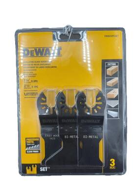 Dewalt 885911753135 Oscillating Blade Set 3-piece Dwa03pcset