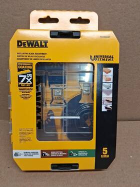 Dewalt 885911956833 5 Pc. Oscillating Blade Assortment Dwa425gset