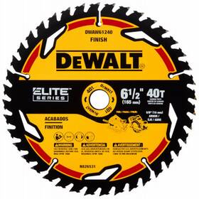 Dwaw61240 Dewalt Accessories 6.5 Inch 40t Circ Saw Blade -dwaw61240
