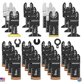 B0c2123mgt Dewalt 28pcs Universal Oscillating Saw Blades For Wood And Metal Quick Release Kit