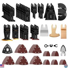 B0f5w45cvw Dewalt 118 Pcs Universal Oscillating Tool Blade Kit - 13 Types Compatible With Most