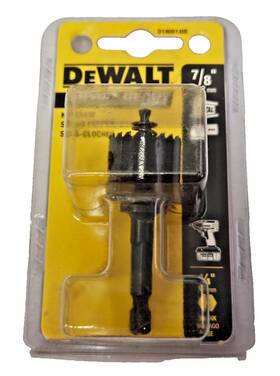 D180014ir Dewalt 7/8 Inch Bi-metal Hole Saw Impact Ready Cuts Pvc And Metal