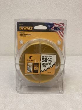 D180066 Dewalt Bi- Metal Holesaw 4-1/8 Inch Double Tooth Design