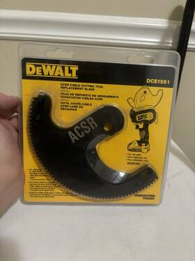 Dce1551 Dewalt Dce155 Acsr Cutting Took Replacement Blade For Brand New