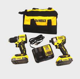 Dck225d2 Dewalt Atomic 20v Max Brushless 2-tool Combo Kit