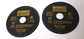 Dw4724 Dewalt Masonry Diamond Blades Dry/wet 4 Inch Lot Of 2
