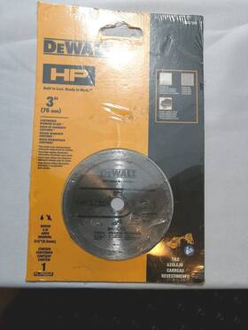 Dw47350 Dewalt Continuous Hp Diamond Tile Blade 3 Inch