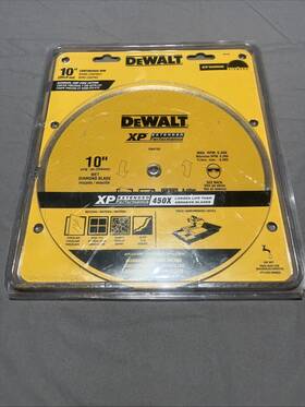 Dw4762 Dewalt Diamond Blade For Porclean 10 Inch X .060 Tile Wet Cutting