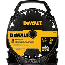 Dw812dadp Dewalt Stacked Dado Set