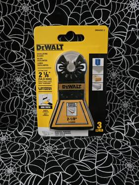 Dwa42833 Dewalt Dwa4 2 1/8 Inch Oscillating Side Teeth General All Purpose Blades 3 Pack