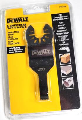 Dwa4208 Dewalt Oscillating Blade For Wood Detail Cutting Universal Fit