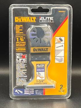 Dwa4253-2 Dewalt Oscillating Blade 1 3/4 Inch Carbide Edge