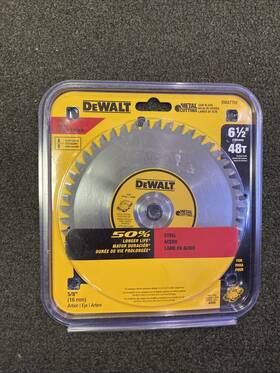Dwa7766 Dewalt 7 1/4 Inch 48t Metal Cutting Steel Saw Blade New