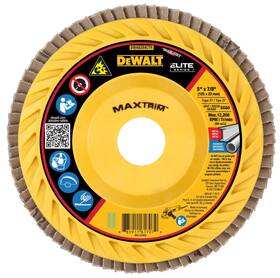 Dwa8284ctr Dewalt Elite Series 5 X 7/8 60g T27 Trimmable Flap Disc
