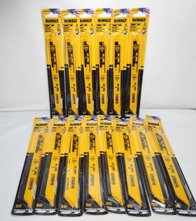 Dwabk491418p3 Dewalt Breakaway 9 Inch Reciprocating Saw Blades 14 Total New