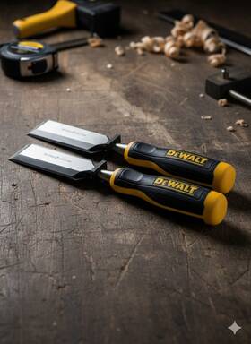 Dwht16860 Dewalt 2 Pack New 1-1/4 Inch Wood Chisel High Quality Carbon Blade