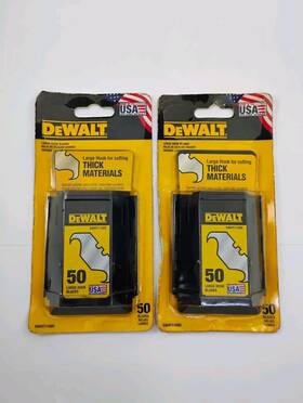 Dwt11005 Dewalt 2-pack - 50 Pc Large Hook Blades # New In Box