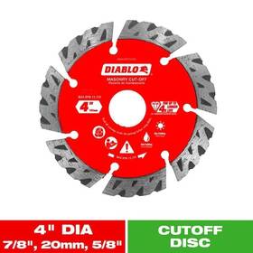 Diablo 008925155195 14 Inch Diamond Segmented Cut-off Discs For Masonry